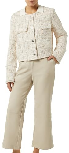 Comma Kurze Boucléjacke mit Glitzergarn