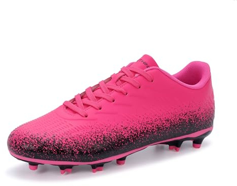 FEETHING Football Boots for Women and Men | Unisex Multi Ground Anti Slip Soccer Cleats with Lightweight Cushioning