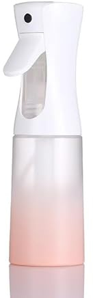 ZALUJMUS Ultra Fine Mist Spray Bottle, 50ml Continuous Sprayer, Plastic Reusable Container for Hair, Travel Size, Hand Wash Care, Sport Theme (Gradient Pink)