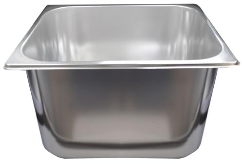 ich-zapfe Évier INOX Gastronorm 24 x 30 x 20cm, Qualité Professionnelle pour Cuisine et Restauration