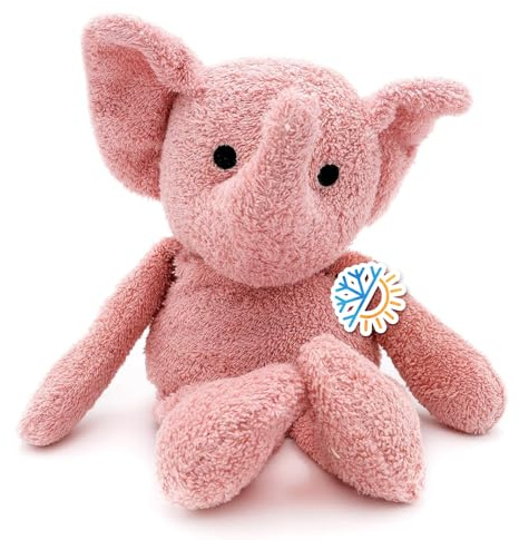 Thermal-Aid® (Tiny The Elephant) – Washable Heating Pad & Ice Pack – Plush Hot/Cold Pack with Natural Corn Filling – Reusable Comfort