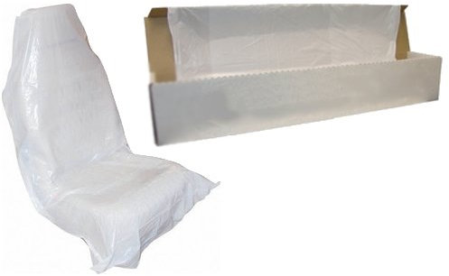 Fastcar 100 x Disposable Plastic Car Seat Covers