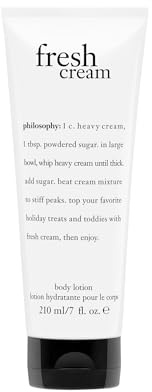 philosophy fresh cream body lotion - with notes of vanilla, heliotrope & tonka bean - 7 fl oz