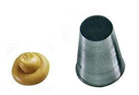 Silikomart |BT220 Bocchetta in Acciaio Inox per Sac a Poche, Foro Tondo, Misura Ø 20 mm