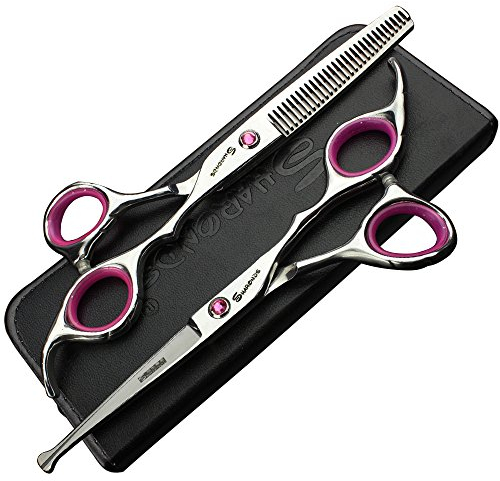 Forbici del barbiere da 6 pollici 17,5 cm Bambini e protezione per la famiglia per parrucchieri professionisti taglio di capelli e diradamento dei capelli