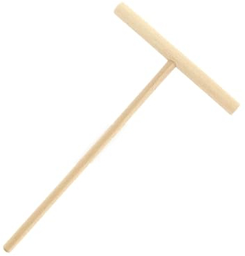 Fackelmann 5678150 Râteau à crêpes en bois, râteau à crêpes, râteau crêpière, Bois, 20 x 12 cm
