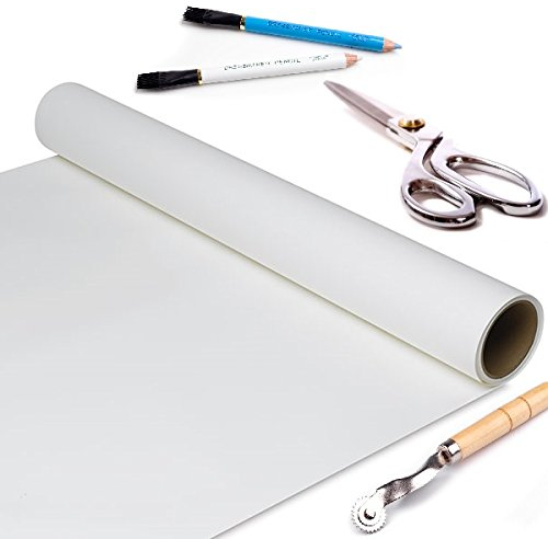 Nähmit 10m Rolle - Schnittmusterpapier Seidenpapier auf Rolle MIT MENGENRABATT Halbtransparent zum Abpausen von Schnittmuster für Stoffe Kopierpapier Schneider Papier (1 x 10m Rolle)