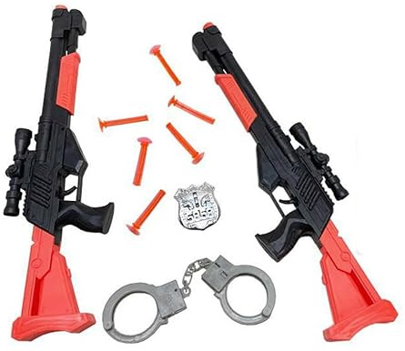 Pack 2 fusils de Chasse (Arcs) + Accessoires | Armes-Jouets pour Enfants - Fusils inoffensifs et Amusants pour Jouer