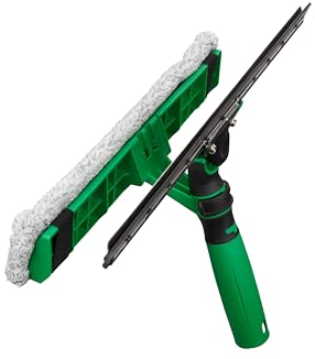 Unger VisaVersa Pro (Länge 35 cm, Fensterabzieher und Einwascher in einem, Zwei-Komponentengriff, Fensterwischer) VV350