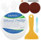 DEWEL laminate repair kit, pine filler, putty for all types of wood, 200g wood putty, wood repair filler for cracks and holes in wood on any wooden floor, furniture, natural wood (Walnut)