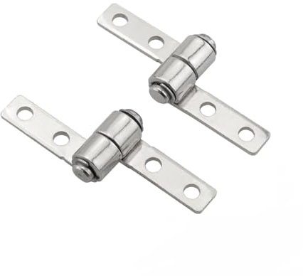 Eruceky 2 Pcs Eje de torsión de 360 grados, bisagras de torsión, 360 Grados con amortiguación ajustable, De montaje para mesa plegable, ventanas, puertas, armario