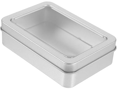 KOMBIUDA Scatola Dei Dadi in Ferro Con Rivestimento in Schiuma Contenitore Portatile Per Dadi Quadrati Custodia Resistente Per Conservare e Piccoli Accessori a Casa