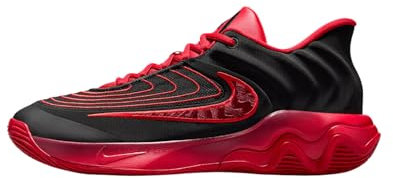 NIKE Herren Giannis Immortality 4 Sneaker, Schwarz Team Rot Rot, 45 EU