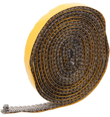 Cabilock Inserto Para Chimenea De Leña Junta Plana De Fibra De Vidrio Sellado De Puerta