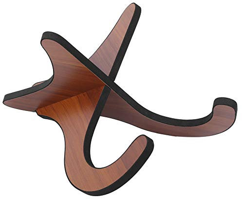 Joyance Ukulelenständer aus Holz, abnehmbarer Ukulelenhalter, verstellbarer Gitarrenständer, Musikinstrument-Akkories, geeignet für verschiedene Ukulelengrößen