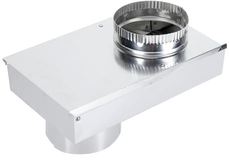 Keenso Kit di Ventilazione per Asciugatrice per Parete Interna Liscia, Installazione Semplice Migliore Ventilazione, Accessori per Asciugatrice