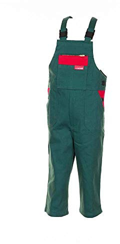Planam 166122 - Peto de los niños, tamaño 122/128, medio/rojo gris medio