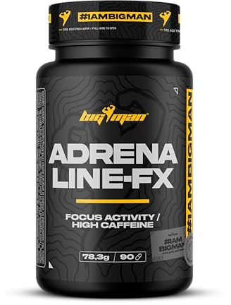 BigMan | Adrenaline FX 90 CAPS | Quemador Ultra Potente | Adelagar muy Rapido | Control del patetio | Define en tus Entrenamientos