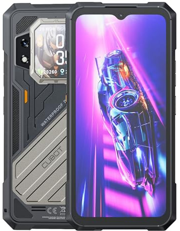 CUBOT Kingkong X - Smartphone de 6,58 FHD+, 16GB de RAM y 512GB de ROM, Triple cámara de 100 MP + Macro de 5 MP, batería de 10200mAh, Android 14, procesador MediaTek Dimensity 7050, Color Negro.