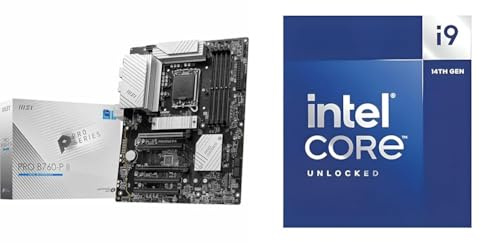 MSI PRO B760-P II Mainboard + Intel® Core™ i9-14900K Desktop Processor 24 cores