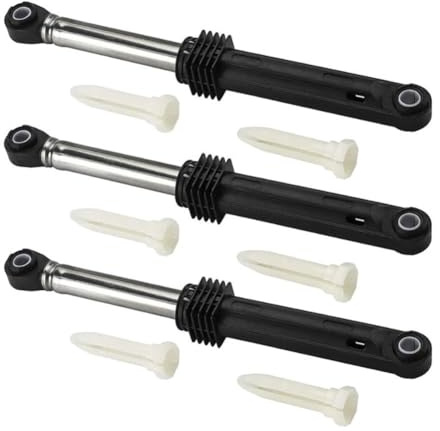 Homeponnew Kit de amortiguadores para lavadora LG, paquete de 3, compatible con 383EER3001G para LG4901ER2003A, amortiguación de vibraciones, blanco y negro