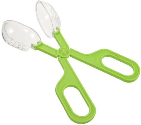Toyvian Pince à Insectes Multifonctions en Plastique Réutilisable, Petite Pelle de Capture Verte, Outil Léger pour Nettoyage Intérieur et Extérieur, Ramassage Déjections, pour Reptiles