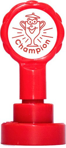 Xclamations X11872 Tampon Auto-encreur pour Enseignant Champion Couleur Alétoire