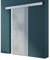 Mai & Mai Glasschiebetür komplettset Amalfi in Vollsatiniert, Griffart: Muschelgriff, BxH: 77,5x205cm, 15 mm Wandabstand, 8mm ESG-Sicherheitsglas