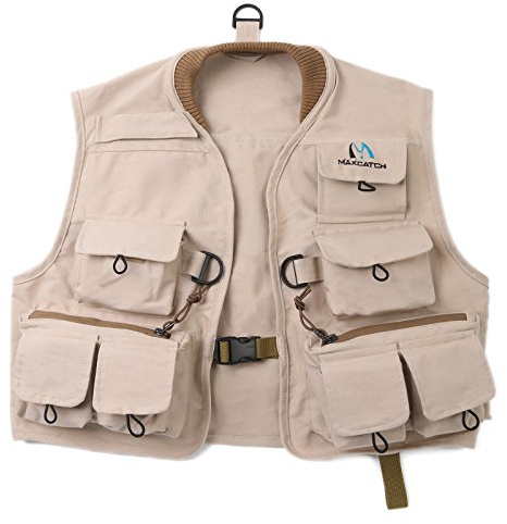 M MAXIMUMCATCH Maxcatch Fly Fishing Vest Pack, Cotton (S)
