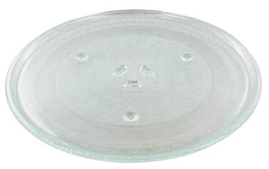 Paxanpax PSA005 Microwave Turntable Glass Plate with 6 Fixers (288mm), Clear