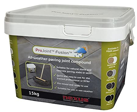 Fusion Mid-Grey All Weather Paving Grout Jointing Compound 15kg