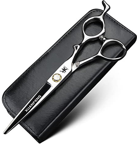 Ciseaux à cheveux professionnels en acier JP440C - 6 pouces - Ciseaux de coupe et ciseaux à effiler - Outil de modelage de cheveux