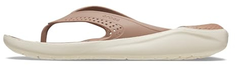 Crocs Unisex Erwachsene LiteRide Flip Flip, Latte/Stucco, 45/46 EU