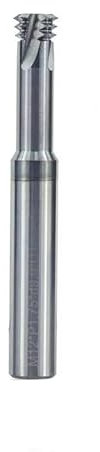 Ddyspan Fresa Per Filettare M1.0-M12 Fresa Per Filettatura Metrica 3 Flauto Punta Per Fresa In Carburo Di Tungsteno 60D Per Il Taglio Di Metalli In Alluminio,M8x1,25xP6x50