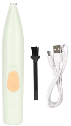 Tyenaza Akku-Katzenschermaschine, Hundepflege-Schermaschine, tragbarer, ergonomischer, geräuscharmer elektronischer Haustierschneider, für Füße, Pfoten, Ohren
