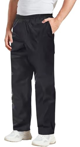PRICE BEATER Unisex-Adult Poly Cotton Classic Professional Chef Trouser Kitchen Uniforms, Culinary Uniform, Snug, Customizable, and Secure Fit (UK, Alpha, XXL, Regular, Regular, Black)