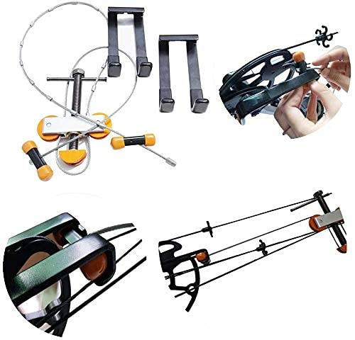 wolfman Bogenschießen Compound Bogenpresse Compound Presse Tragbare Universal Alumium Compoundbogenpresse Jagdbogenpresse Compoundbogenzubehör Bogenöffner Bogenpresse für Compoundbogen Bogenschießen