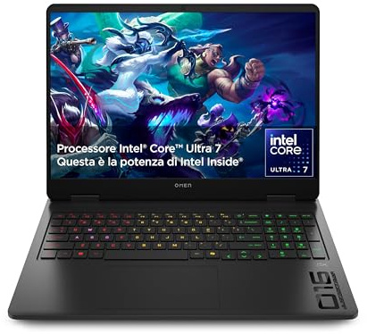HP OMEN 16-am0011sl 16 2560 x 1600 Pixel Intel Core Ultra 7 32GB 1000GB SSD NVIDIA GeForce RTX 5060 FreeDOS