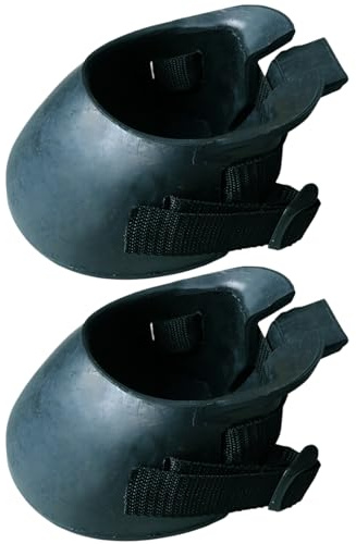 1 Pair Rubber Protective Horse Hoof Boots, Portable Sturdy Boots for Wound Management and Laminitis, M