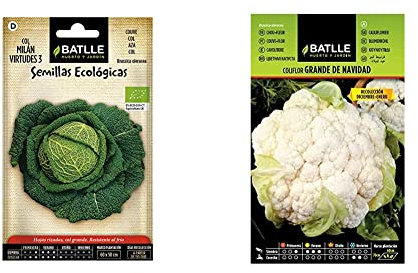 Semillas Batlle Col Virtudes ECO + Coliflor grande NAVIDAD (dic-en)