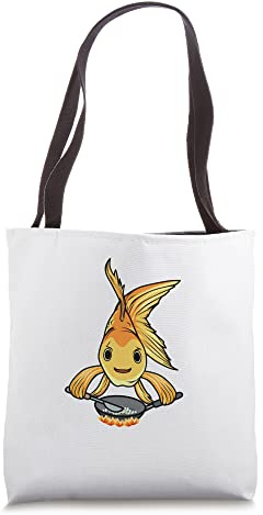 Aquaristics Hobby Chef Funny Goldfish Cooking Tote Bag
