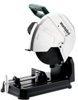 Metabo tronzadora de metal CS 22-355 – 601786000 – para cortar perfiles, tubos y barras de acero, metales no ferrosos, hierro y perfiles de fundición – cable de 4 m