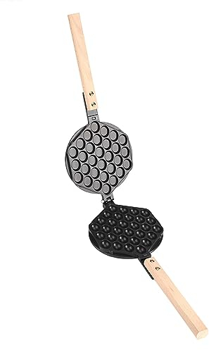 Nonstick Egg Bubble Waffle Pan - Commercial Grade Kitchen Baking Plate Waffle Maker Tool for Home and Commercial Use - Perfect for DIY Waffle and Egg-shaped Cake Making