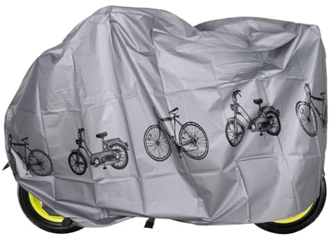 Ruwshuuk Copri Bici Impermeabile per Esterno - Protezione Impermeabile Per Biciclette Da Deposito - Telo Protettivo Pieghevole e Portatile per Ciclismo, Attività all'Aperto, Trasporto, Pioggia e