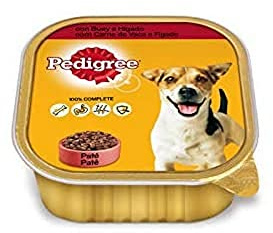 Pedigree Comida Húmeda para Perros Sabor Buey e Hígado en Paté, 20 x 300g