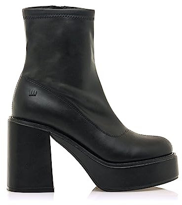 MTNG Bottines à Talons Femme Bottines à Talons Fever 53004 Femme | Bottines à Talons décontracté | Fermeture avec Fermeture éclair | 55321 | Geranium Negro