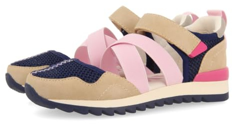 Sneakers Abiertas Color Azul Marino con Detalles Multicolor para NIÑA Y NIÑO Ensley