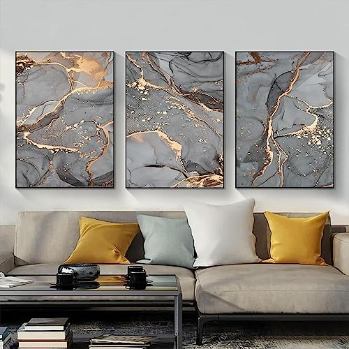 QPLGTU Set di Quadri su Tela Islamici, Arte Araba in Marmo, Decorazione per Soggiorno e Camera da Letto, Poster da Parete di Sfondo, Senza Cornice (Stile 15, 50x70cm*3)