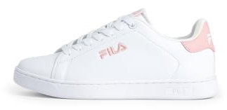 FILA Damen COURTBAY LINEAR wmn Sneaker, White-Powder Pink, 38 EU