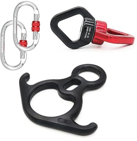 DYYTRm Hardware für Aerial Dance Set Aerial Silk Swivel Climbing Zubehör Fly Aerial Silks und Hängematte Schaukel Zubehör Set,B